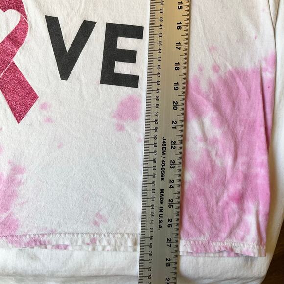 Cold Crush Women T-shirt size XL Short Sleeve Stretchy Faith Hope Love White - Picture 4 of 7